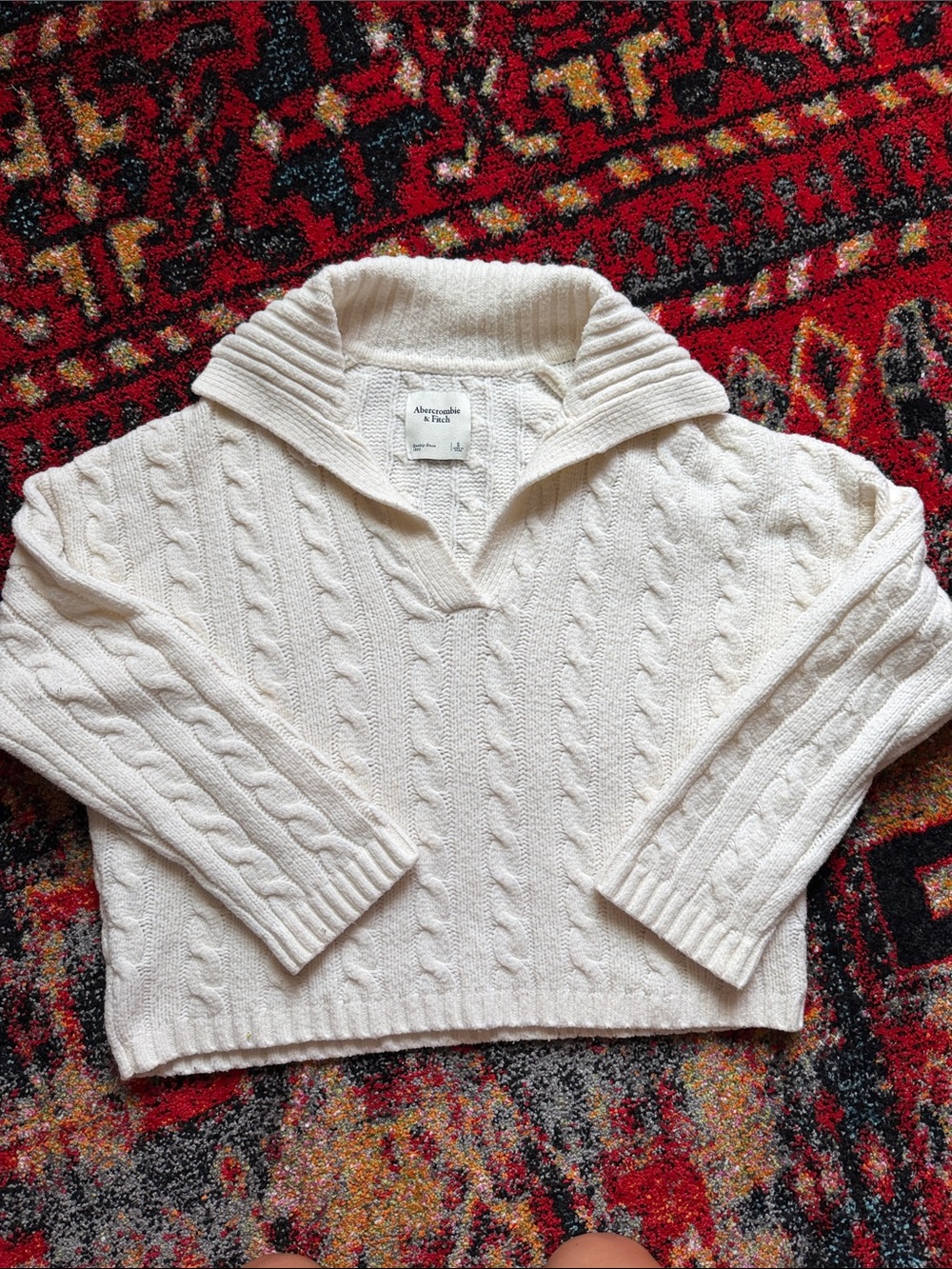 Abercrombie Cream Sweater